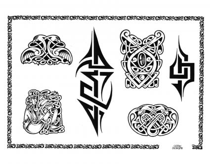 Celtic Tattoo With Tribal